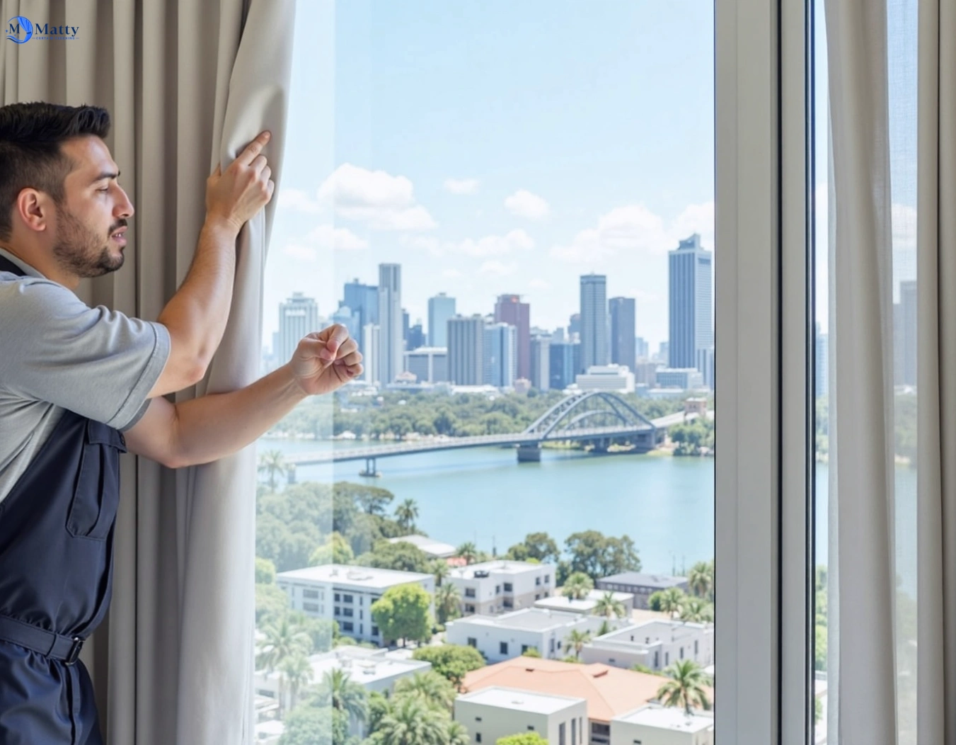 Professional curtain steam cleaning service willmot-nsw QLD by Matty Curtain Cleaning