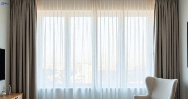 Freshly steam cleaned curtains in willmot-nsw QLD